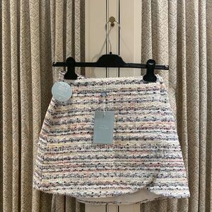 Hill House NWT Multicolor Tweed Skirt